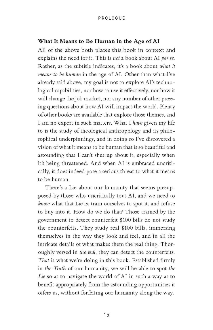 The Truth and The Lie: What It Means to Be Human in the Age of AI ...
